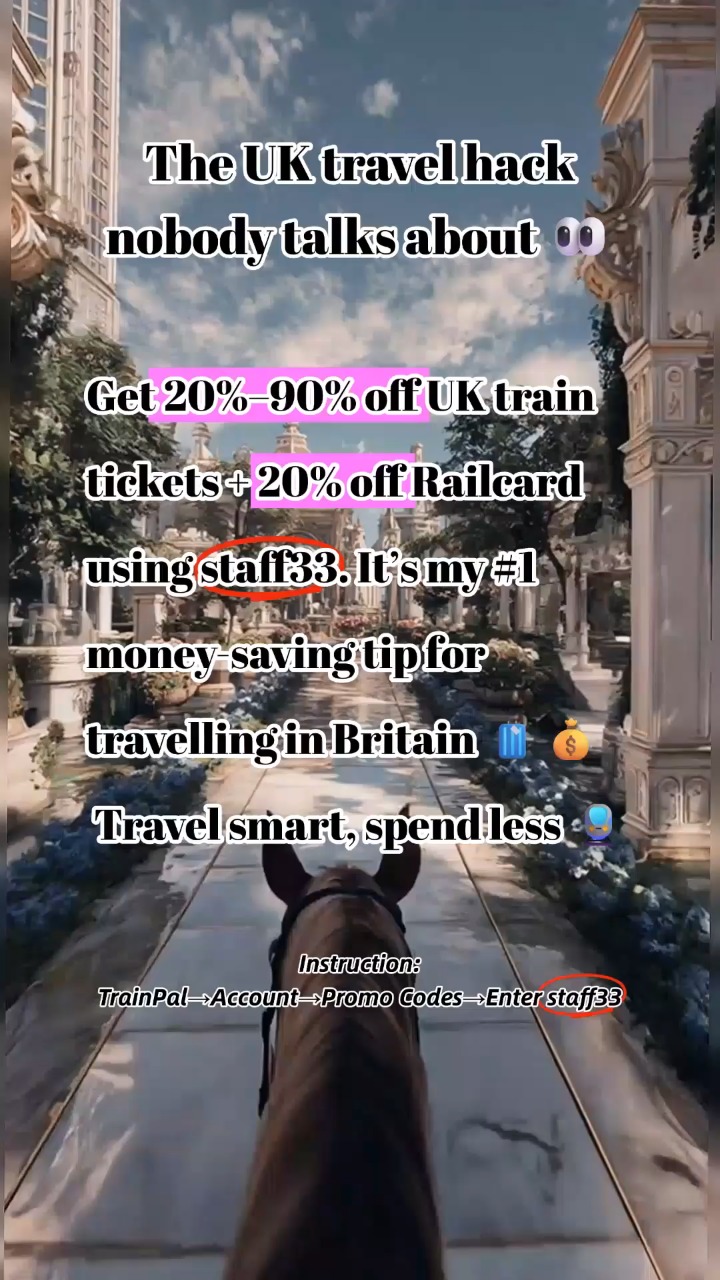 POV🛤️ Tracks lead us to happiness every mile cheaper than the last🚆 as colleagues grind through meetings💼 #uktravel#viral#london#traveltips#apps#Railcard#England#UKtrending#exploreUK#LondonLife#BudgetTravel#TravelGoals#TrainJourney