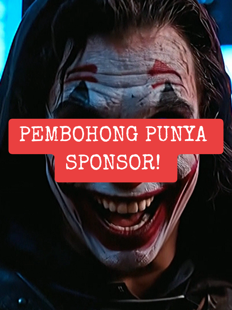 PEMBOHONG PUNYA SPONSOR!  Dalam dunia yang materialistis,kebohongan seringkali didukung oleh kekuatan uang dan pengaruh, sementara kebenaran harus berjuang sendirian dengan hanya mengandalkan integritas! #ai #satire #joker #promomakan1010 