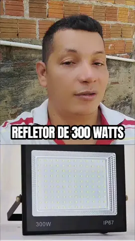refletor de 300 watts de potência na oferta desta sexta-feira do tik Tok shopping#HolofoteBiv300W 