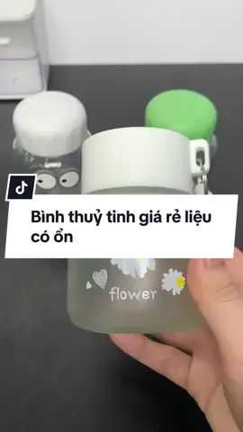 Bình thuỷ tinh cute#binhnuoc #cute #xh #ilovetiktok 