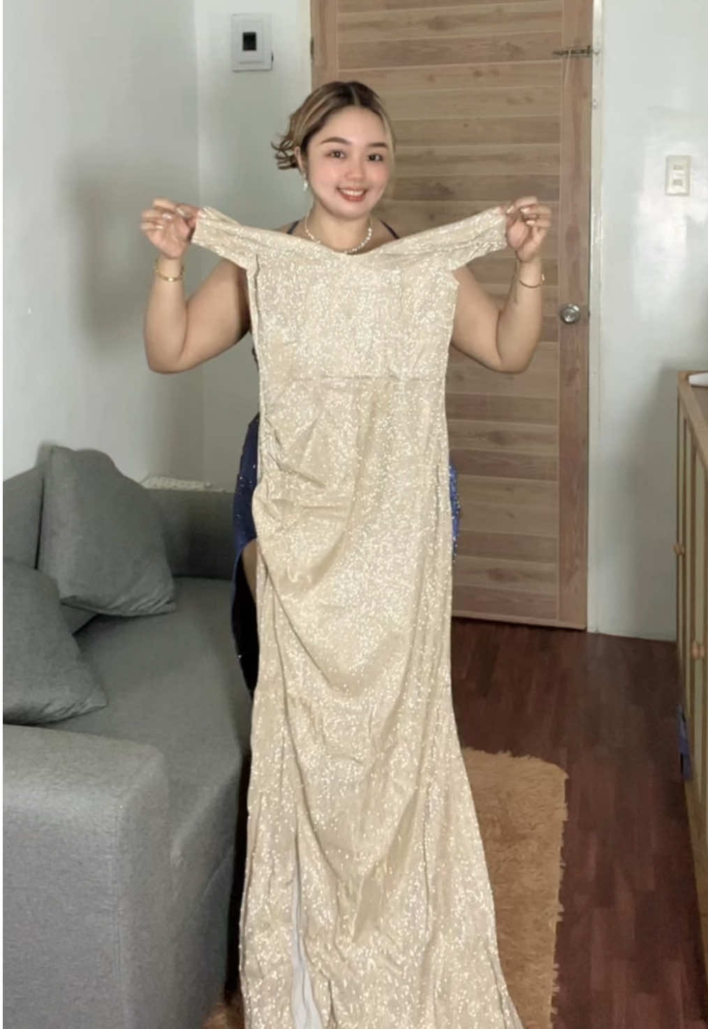 Elegant Dress that can fit up to plussize ✨ #fyp #elegant #dress #gown #josjacob #fypシ゚ #outfit 