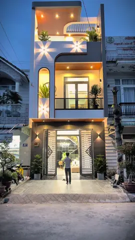 Nhà đẹp hiện đại 3 tầng vừa hoàn thiện #truongtien #LearnOnTikTok #EduTok #interiordesign #thietkenhadep 