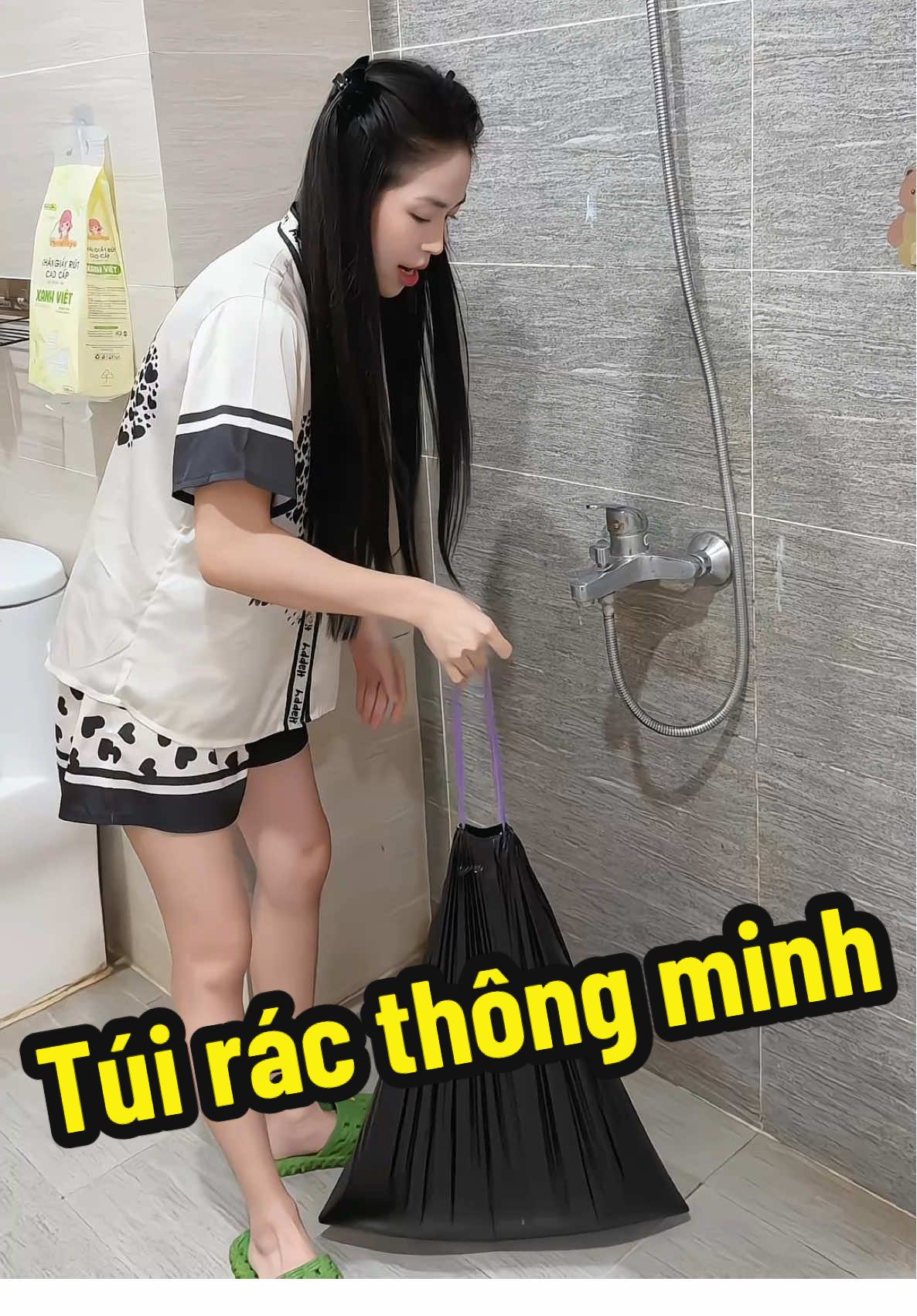Sắm liền combo túi rác thông minh này thôi mng ơi 🥰 #phươngđônganh #tuiracdayrut #tuirac #tuiraccoquairut 