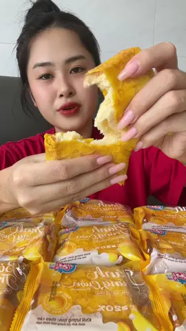 Bánh trứng cuộn sữa chua, buổi sáng nhanh gọn #dungthichan #mukbang #mycandy #banhtrungcuon #anvat 