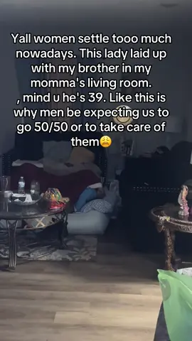 Its so many women settling for low standard men its really a shame😒