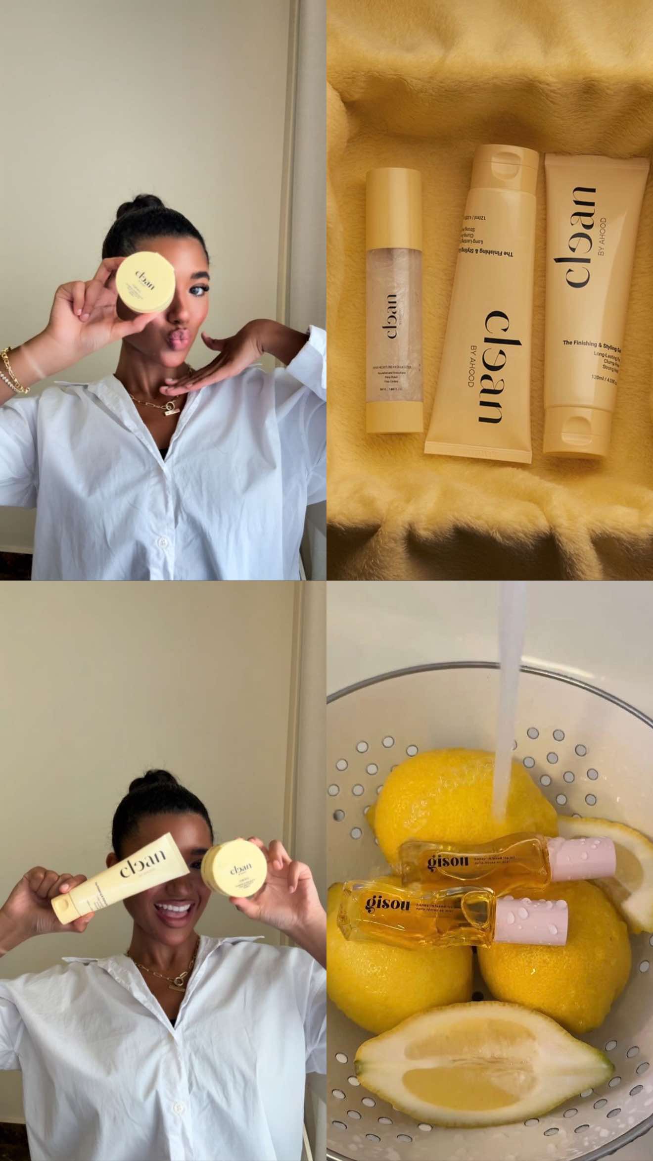 Slick it back , shine it up 🐝🌟🌼 @cleanbyahood                                                                 #fyp #hair #اكسبلوررر #viral #foryoupage 