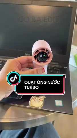 Quạt tích điện turbo hình ống nước, có tới 100 cấp độ gió, nhiều phiên bản màu #cobaedit #quattichdien #goojodoq #quatcamtay #quatturbo 