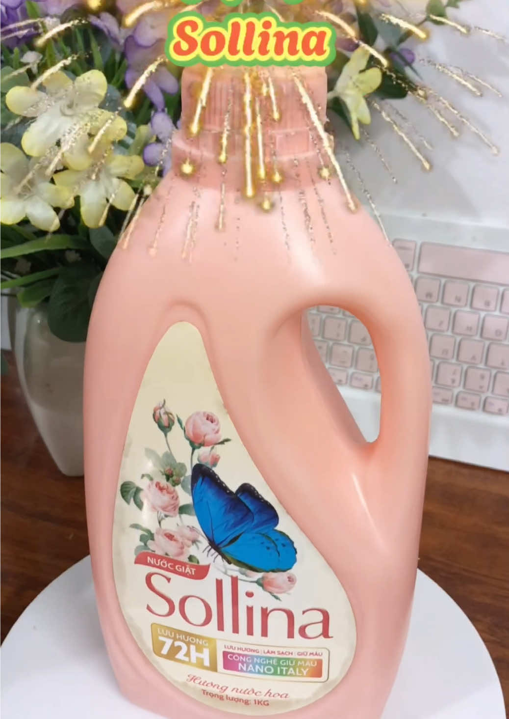 [SOLLINA] Nước Giặt Quần Áo Thường Sollina chai 1lít #nhabely #xuhuong #viarl #livehighlights #sollina 