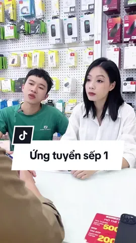 Phỏng vấn vị trí làm Sếp kiểu 😂 @Thắng Không Kịp @Nhàn lúc nào cũng bận @Châu Chấu #hoanghaangels #hoanghamobile #cuahangdienthoaibaton #teamangel #phongvanxinviec 