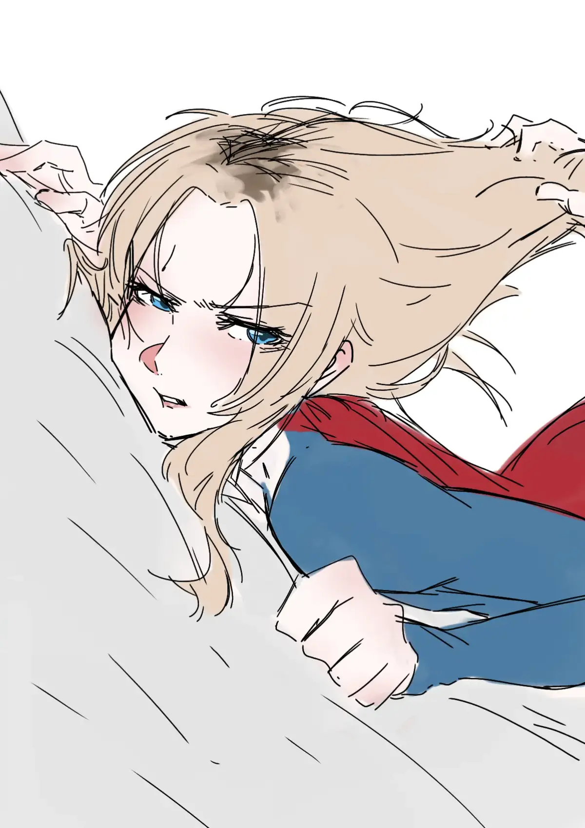 #ผีเป็นแค่เหงา #supergirl #drawing 