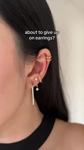 Give your unpierced ears what they want 🤭 #cliponearrings #clipearrings #cliponjewelry #nopiercings #sanstroustyle