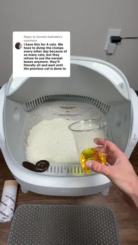 Replying to @Surreal SaDiablo makes things a heck of a lot easier for me #catlitter #cats #litterbox #automaticlitterbox #tiktokshopcreatorpicks 