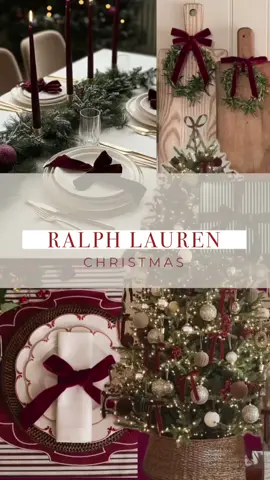 Ralph Lauren Christmas Inspo with Reds, Burgundy, plaid, and velvet. I’m so excited to decorate for the holidays. I put together this video weeks ago in preparation. #ralphlauren #ralphlaurenaesthetic #ralphlaurenchristmas #christmasdecor #christmasinspo 