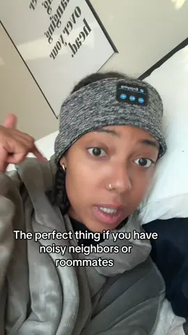 When your neighbors are noisy and your sleep is sacred 😴💤 Sleep headband on. World off. #SleepHeadband #DeepSleepVibes #NoisyNeighborSolution #TikTokFinds       