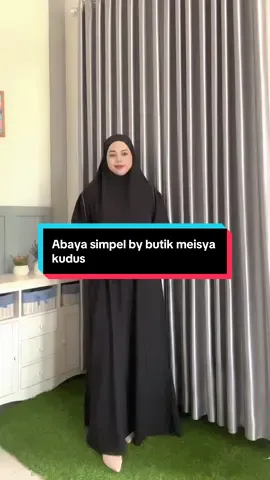 Abaya syar’i ✨#promomakan1010 #sethijab #promoseruweekend #gamissyari #readystok #umroh #gamisumroh #abayafashion 