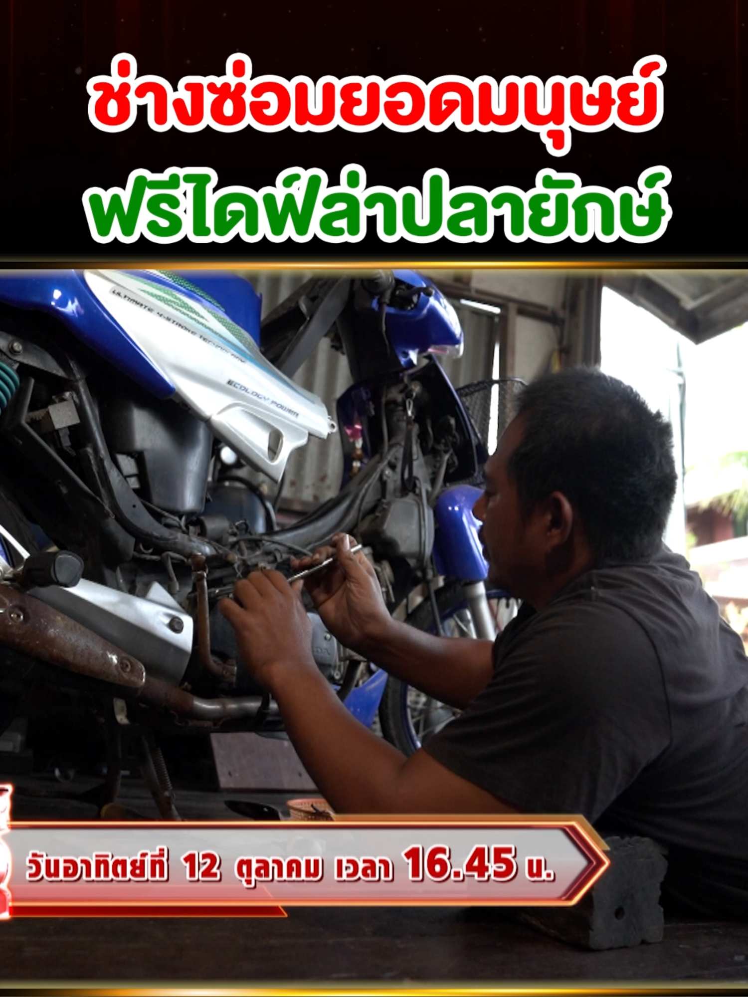 ช่างซ่อมครึ่งตัวที่มีหัวใจนักสู้เพื่อครอบครัว กับ นักฟรีไดฟ์ลงทะเลล่าปลาไซซ์ยักษ์ #SUPER100 #SUPERJEEW #แรงบันดาลใจ #บันเทิงTikTok #Superjeew #super100อัจฉริยะเกินร้อย #ช่างธิSUPER100 #ช่างซ่อมมอเตอร์ไซค์ #ซ่อมมอเตอร์ไซค์ #พิการตั้งแต่กําเนิด #มนุษย์ครึ่งท่อน #สู้ชีวิต #นนท์SUPER100 #ฟรีไดฟ์ #ดําน้ํายิงปลา #ล่าปลาทะเล #ใต้ทะเล #จับปลามือเปล่า #หาเลี้ยงครอบครัว