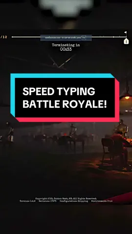 Battle Royale Typing game! Final Sentence! #GamingOnTikTok #gaming 