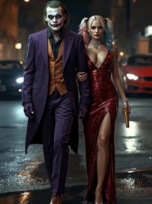 Harley Quinn and Joker elegance #harleyquinn #joker #fyp #shorts #viral 