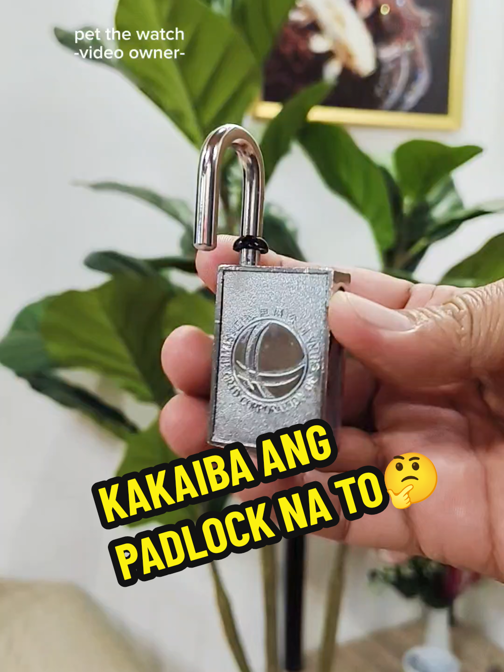 Mahihirapan sa padlock na to ang mga crocs💯🐊 #padlock #magneticpadlock #securitylock #homeneeds #lock
