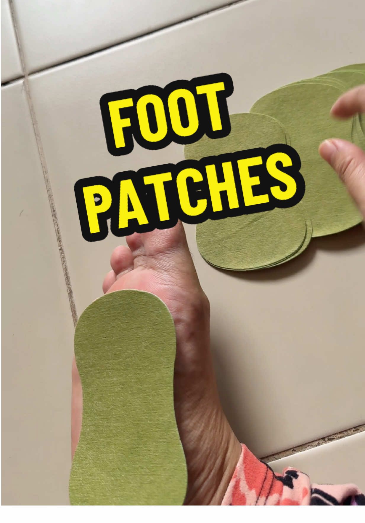 Experiencing fatigue or just tired? Time to paste these foot patches and relax. Do it before bedtime👍 #footpatch #footpads #footcare #tiktokshopsg #CreateToWin 