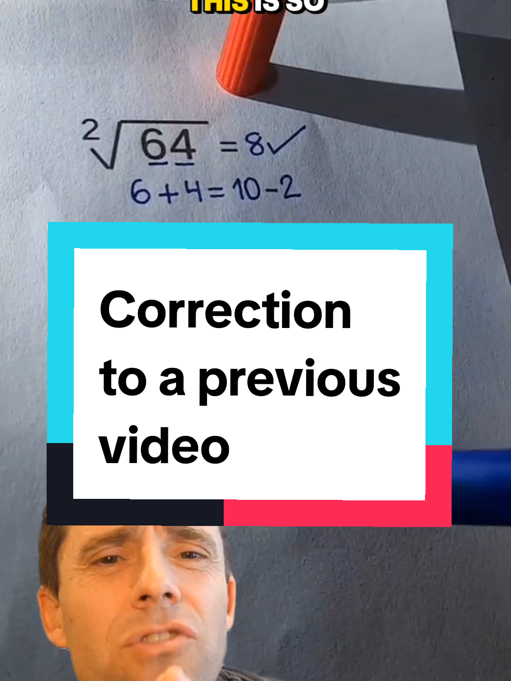 CORRECTION to my previous video. The answer is the same, there are only six examples that make the 