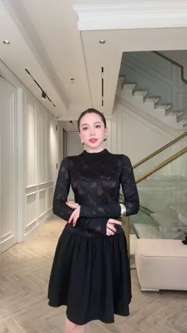 Đen huyền bí gu bà nào đây ? #liliqigi #review #outfit #xuhuongtiktok 