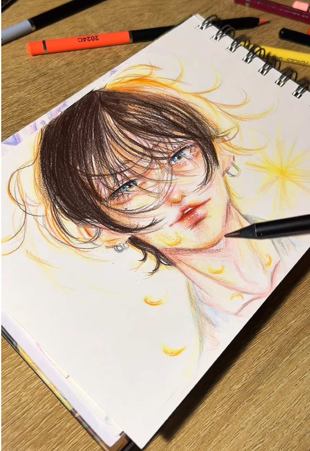 Tadaaaa #colorpencil #globalart #sketchbook #art 