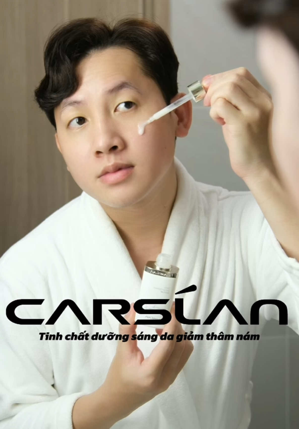 Tinh chất dưỡng sáng da, giảm thâm nám dịu nhẹ, an toàn lành tính ✨😉 #TinhchatsangdaCarslan   #Carslan7ngaysangda #carslan  #duongsangda #tranhongphuc 