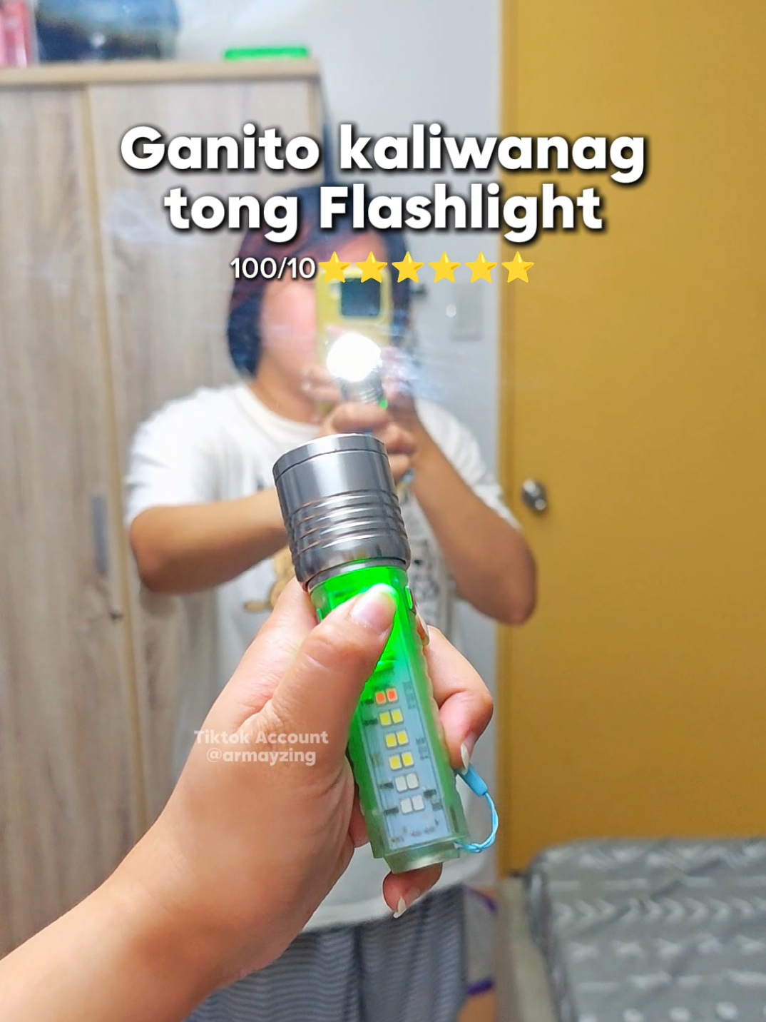 Replying to @neressa429 Sobrang liwanag nitong Multifunctional Flashlight kahit maliit lang ✨💯🤭 #flashlight #multifunctionalflashlight 
