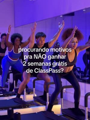 Aqui é a sua nova rotina. Ganhe 2 semanas grátis e frequente os melhores estúdios e academias.
