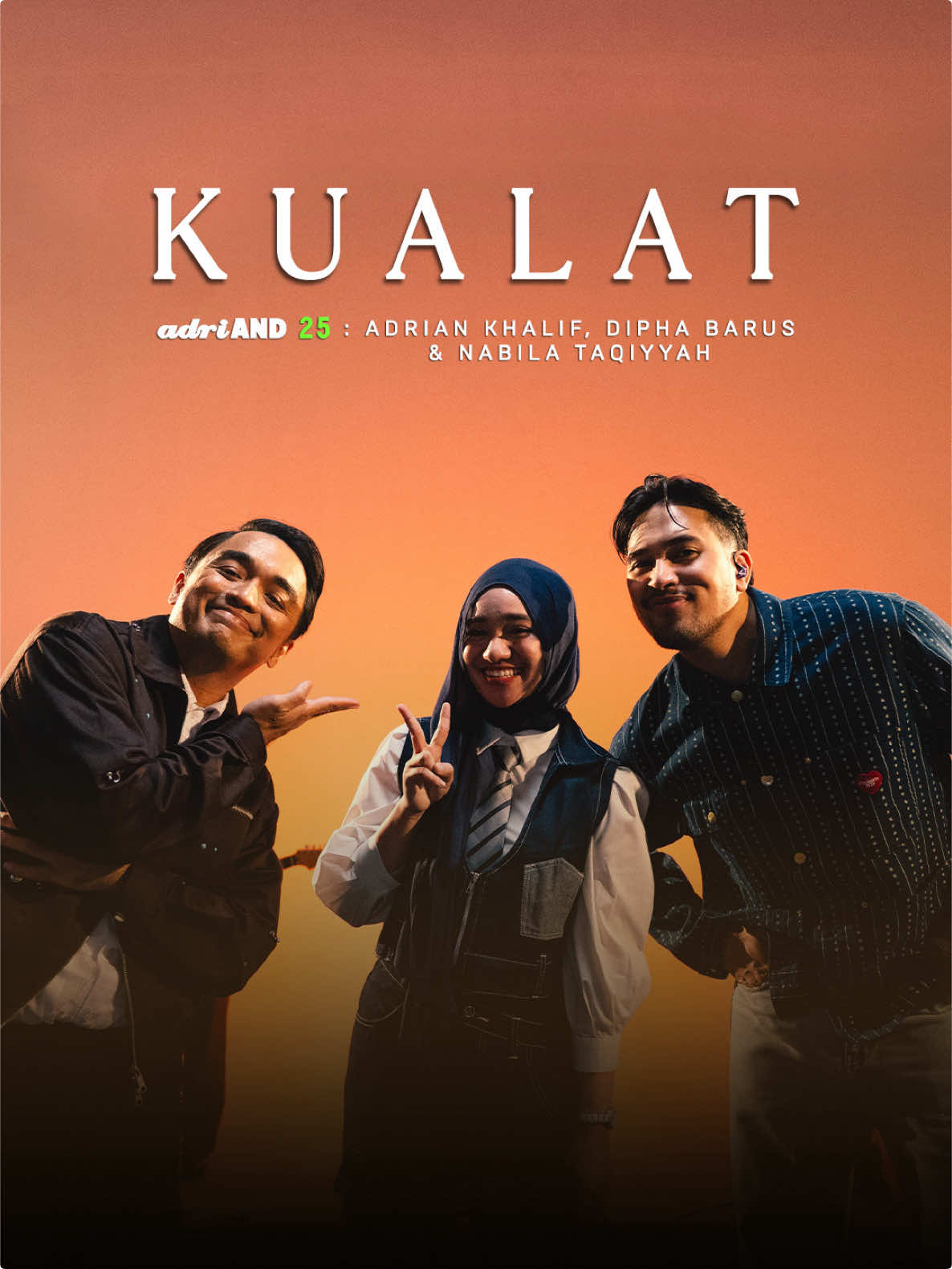 adriAND 25 : Dipha Barus & Nabila Taqiyyah. kalau kalau you need a lil dose of feels tonight #adriand kali ini @Nabila Taqiyyah nyanyiin kualat bareng gue dan @dipha barus 🫶🏼 suara, vibe, semuanya pas banget 👌videonya bisa diliat full di youtube Adrian Khalif dan Dipha Barus yaa 🫶🏼 #kualat #nabilataqiyyah #diphabarus #adriankhalif 