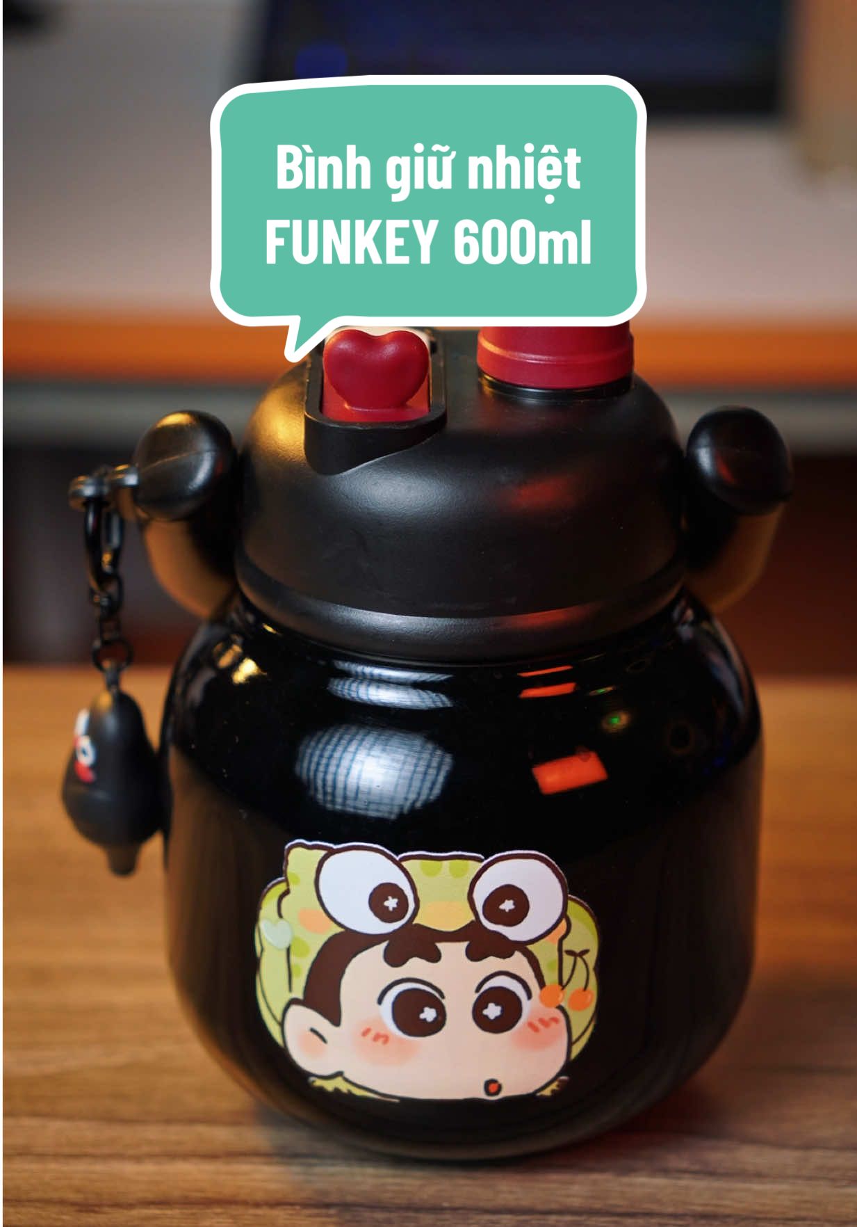 Bình giữ nhiệt Funkey 600ml #binhgiunhiet #fyp #tuhuhouse #funkey #ojkdangtien 