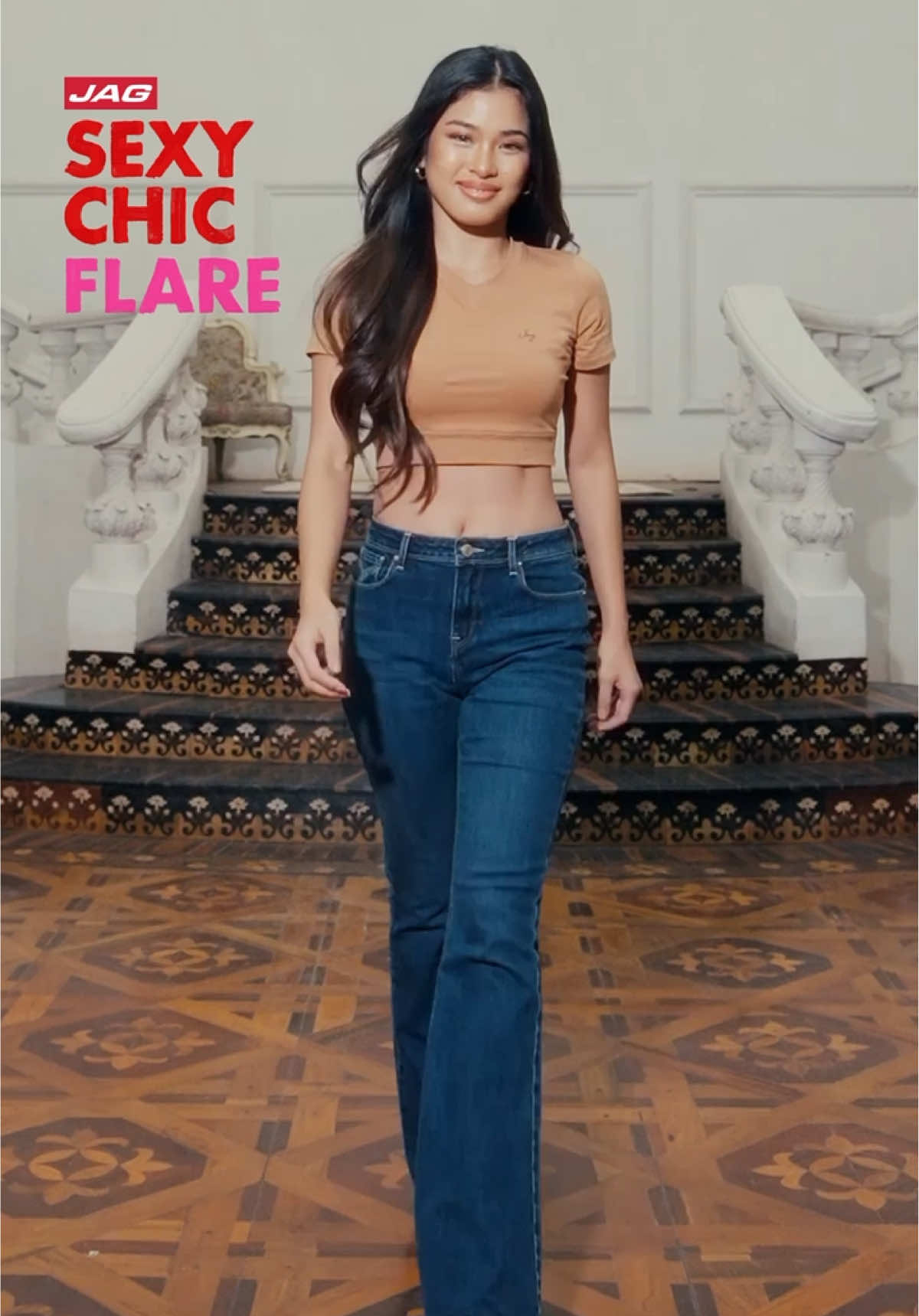 @Shuvee Etrata serves runway elegance in Sexy Chic Flare Collection. Score yours now this 10.10 ✨ #JAGxShuvee #SexyChicJAG #StarsInJAG✨ #JagJeansPh
