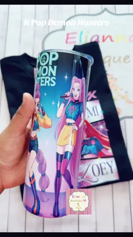 K Pop Demon Hunters Tshirt and Tumbler #kpopdemonhunters #kpop #eliannasbowtique🎀 