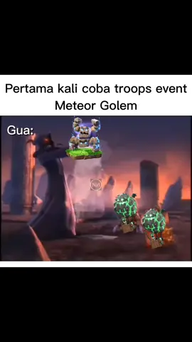 Golem satu ini main lempar² aja🗿 #clashofclans #coc #clashofclansmemes #clashoween  #clashofclansindonesia