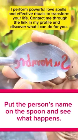 Put the person's name on the spoon and see what happens,do it only if you can handle the stickiness afterward,if you want him to stay with you like gum,but listen,do it only if you're sure you want that person with you 24 hours a day,well there's no point in complaining afterward,the person will remain by your side day and night,there will be eyes only for you,are you sure that's what you want,then come with me and I'll show you,but first click the plus sign on my photo,and comment here with the frequency of love 8,8 8+ that person's initial,and to begin write the person's name on a spoon,then take it to the stove,light the fire and heat the spoon,be careful not to burn yourself,once done you can put a bit of sugar on top,let that sugar melt until it becomes caramel,after that pour it over a plant into the soil,visualizing this person as sweet,attached and in love with you,it's very simple but. #witch #witchtok #witchcraft #witches #Florida
