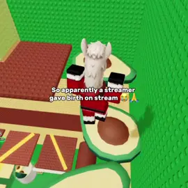 Giving birth on stream is crazy work 🌾💔 #twitch #relatable #fandy  #fyp #robloxrant 
