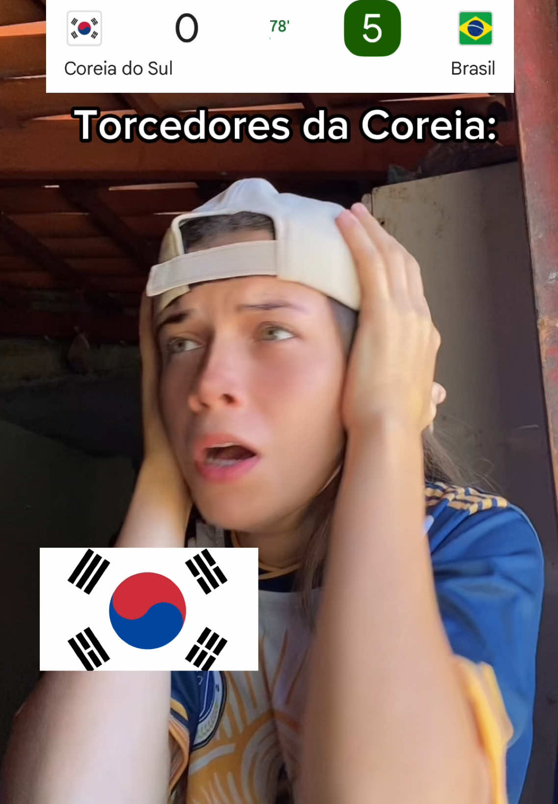 Acaba🤡#memes #brasilxcoreiadosul #brasil #coreia #copadomundo 