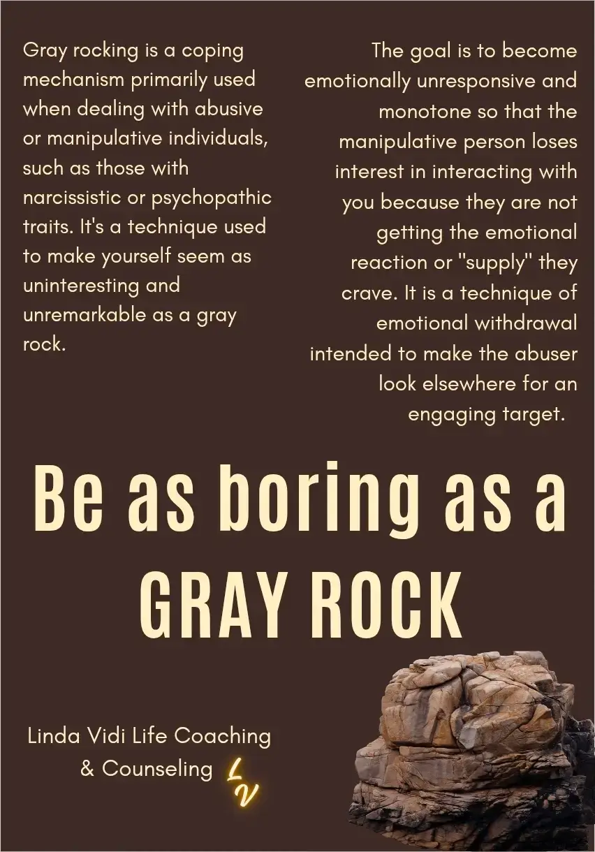 @LifeCoachLinda  (TikTok) @LindaVidiLifeCoach (Instagram) @Linda Vidi Life Coaching and Counseling (Facebook) DM or text 609-339-8093 for info on individual and group therapy.  Trauma-informed Licensed Therapist  and Life Coach Specializing in Narcissistic and Sexual Abuse  #alonetogether #ptsd #MentalHealthAwareness #lifecoaching #grayrocking                