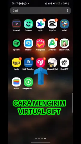bagi yang belum tau caranya ngirim virtual, bisa tonton video ini sampai selesai yaaa.  Jangan lupa kirim virtual gift ke Valen sebanyak-banyaknya.  #valenda7 #indosiar #dangdutacademy7 #fypシ゚viral🖤tiktok 