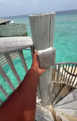 I hope you can come to Maldives with me if you can.