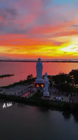 hoàng hôn chùa núi nổi phù sơn tự an giang #angiang #nhac #canhdep #xuhuong #thinhhanh 