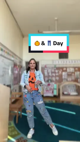 I can’t ask for more  #TGIF #jeanday #pumpkinseason #pumpkinday #teacheroutfit 
