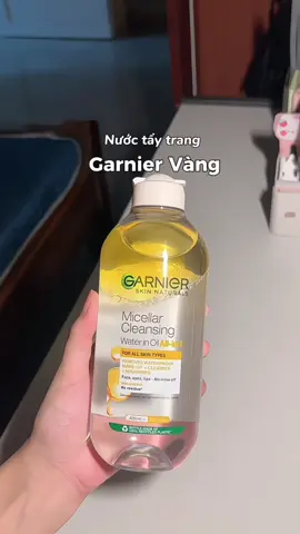 Nước tẩy trang Garnier💦#nuoctaytrang #nuoctaytrangduongda #nuoctaytranggarnier #garnier #xuhuong 
