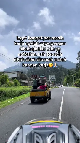 Lebih tepat nya kangen gajian nya doang🤭