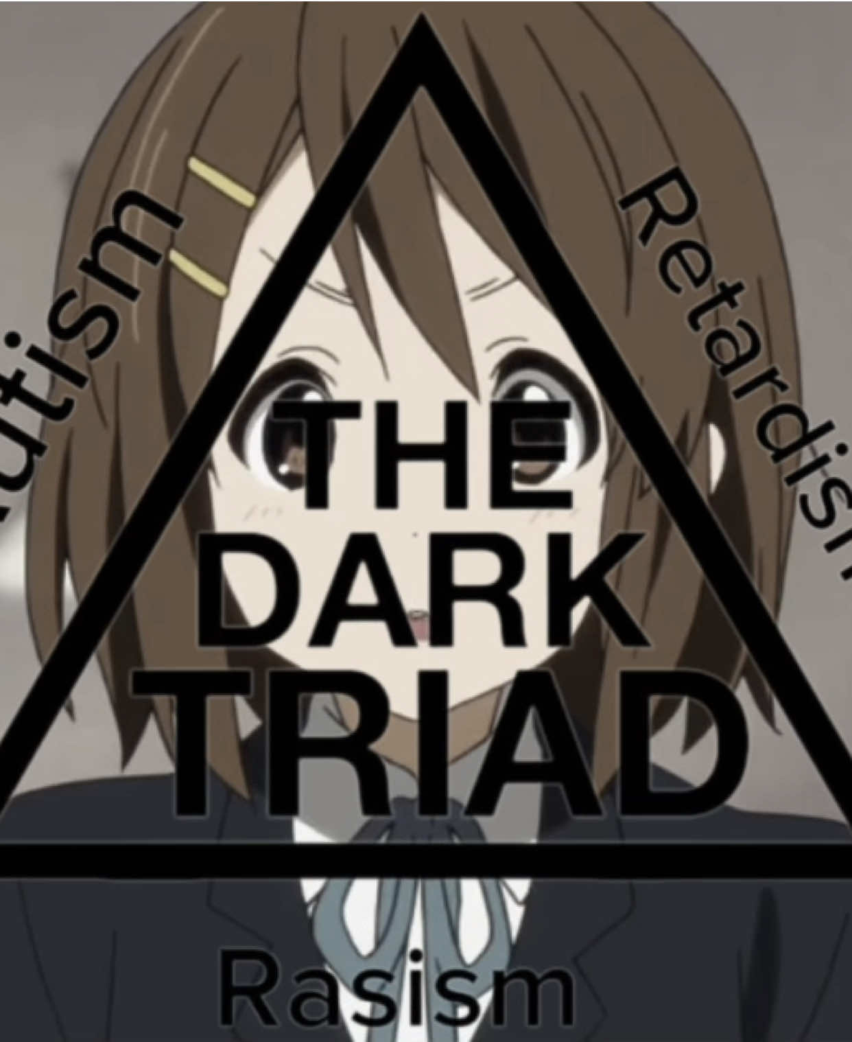 #YUIHIRASAWA || THE DARK TRIAD yui #trend #edit  #fypdong #anime 