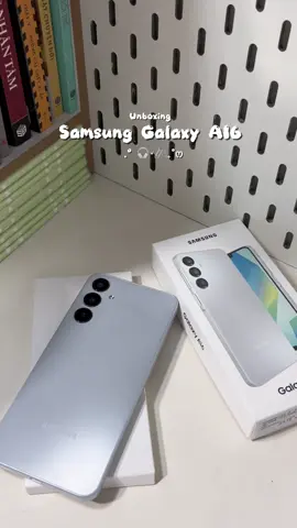 Unbox điện thoại mới✨🤩🫶🏻🌷 🌱#dienthoai #galaxya16 #samsung #review #foryoupage 