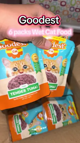 6 packs Goodest Wet Cat Food 85g #goodestcat #wetcatfood #catessentials #catfoodtravelpack 