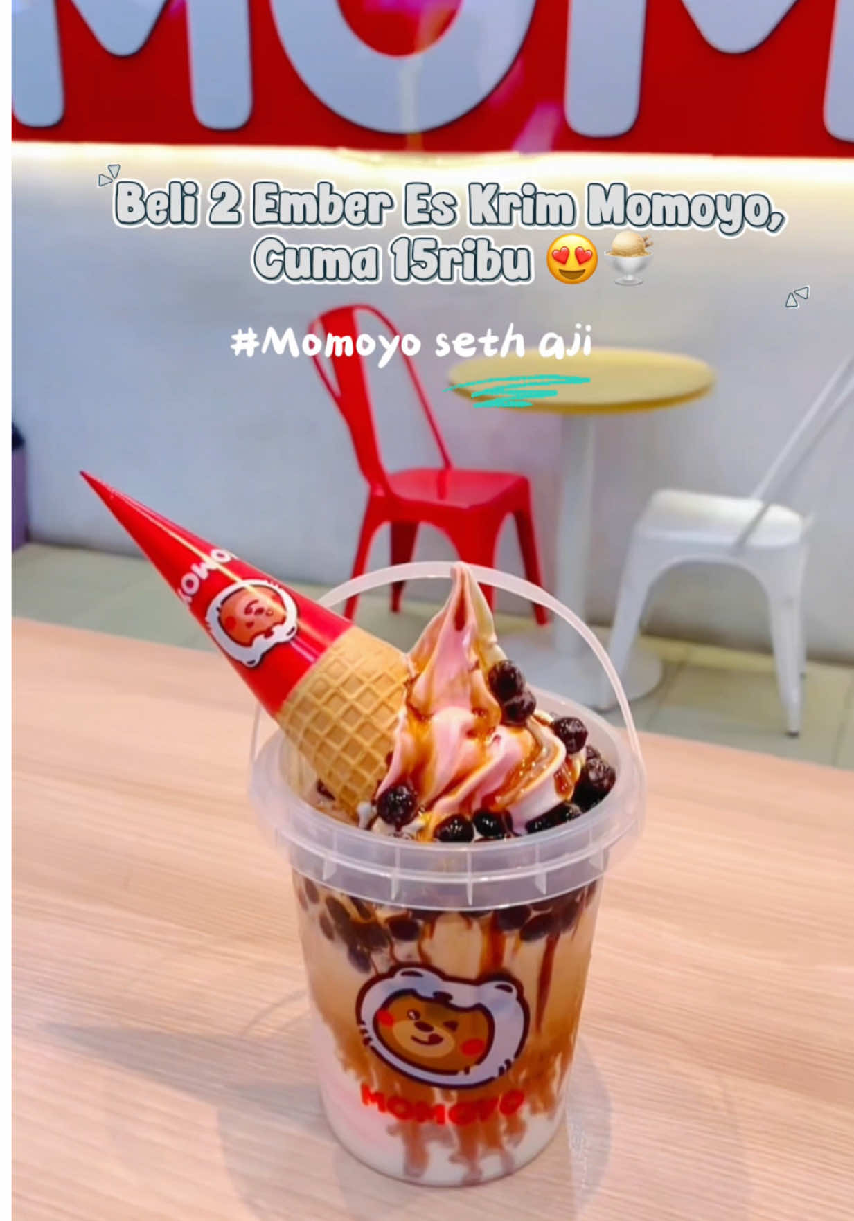 ✅save untuk list jajanan murah di Palangkaraya cara dapat promonya (Klik lokasi di video-pilih menu promo-bayar-scan barcode di kasir momoyo-selesai deh) #juarajajanoct #promomomoyo #momoyo #eskrimmomoyo #infopromo 