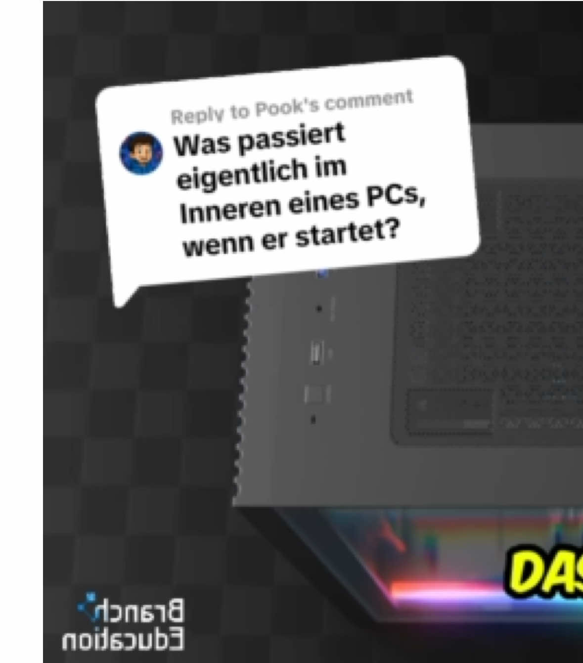 Wusstest du, dass in jedem Computer Milliarden Transistoren arbeiten? Schau mit mir direkt ins Herz des PCs, von CPU bis SSD – und erfahre, was im Inneren wirklich abgeht. Technik, die rockt! Folge für mehr. #technik #wissen #pc #TechWissen #mindblown 